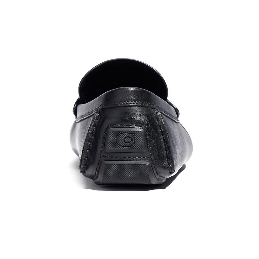 Leather Coin Driver Loafers - Picture 3 of 4